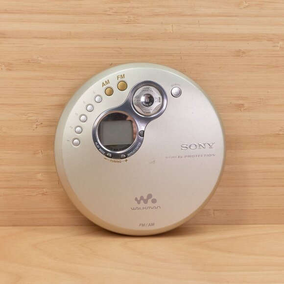 Sony D-FJ401 / Walkman Portable CD Player / AM FM Radio / G-Protection / Vintage - Picture 1 of 7